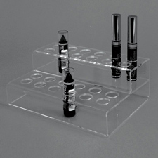 Acrylic displayer for 24 round lipstick
