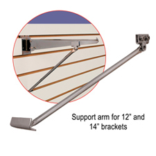 Support arm for 12" and 14" brackets
