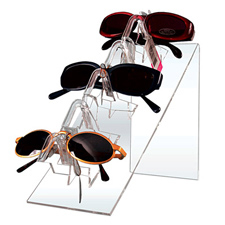 5 Pair acrylic eyeglass display (9"H)