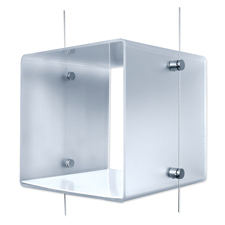 Cable system clear frosted cube