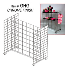 Grid "H" gondola chrome finish