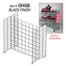 Grid "H" gondola black finish