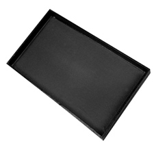 Faux leather utility tray