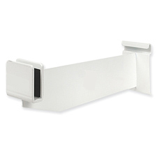 12" Hangrail bracket white finish
