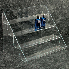 Acrylic counter top 4-tiers display