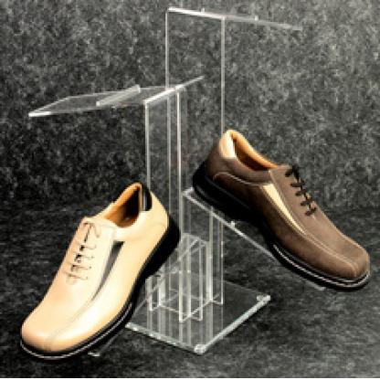 20" 4-Way counter top shoe display