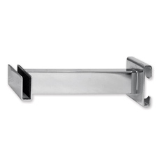 12" Puck hangrail bracket in chrome finish