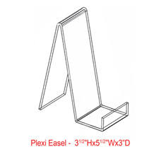 5 1/2" Plexi all purpose easels