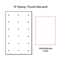 16" Spacing puck panel