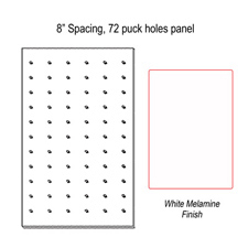 8" Spacing puck panel