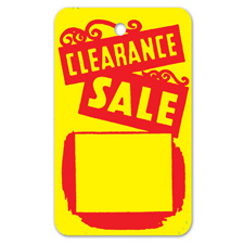 Clearance Sale tag