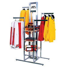 Alta cross merchandiser 4-way rack