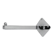 12" Wall mount faceout chrome finish
