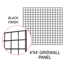 Black gridwall panel (4 X 4)