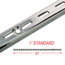 60" Surface mount standard 1" slot