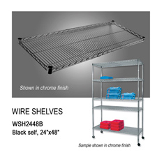 Black wire shelf (24" X 48")