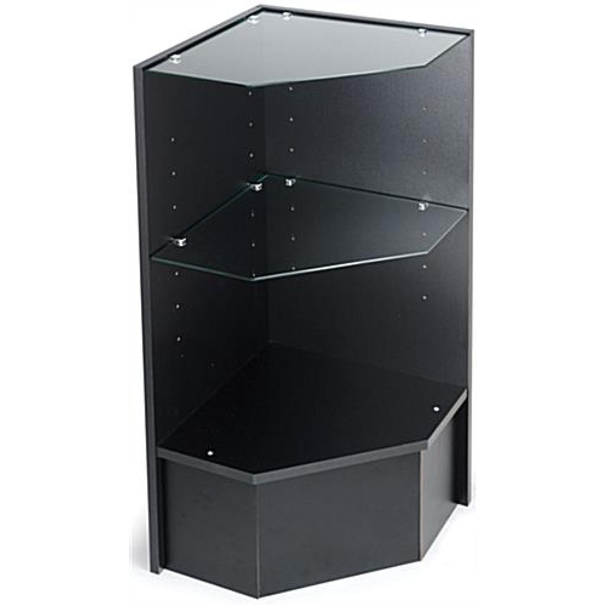 Black Pentagon Corner Case - Miami Display